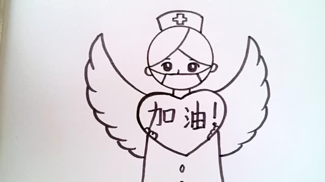 致最美逆行者,亲子简笔画教学!-才艺-在线观看-高清下载-风行视频