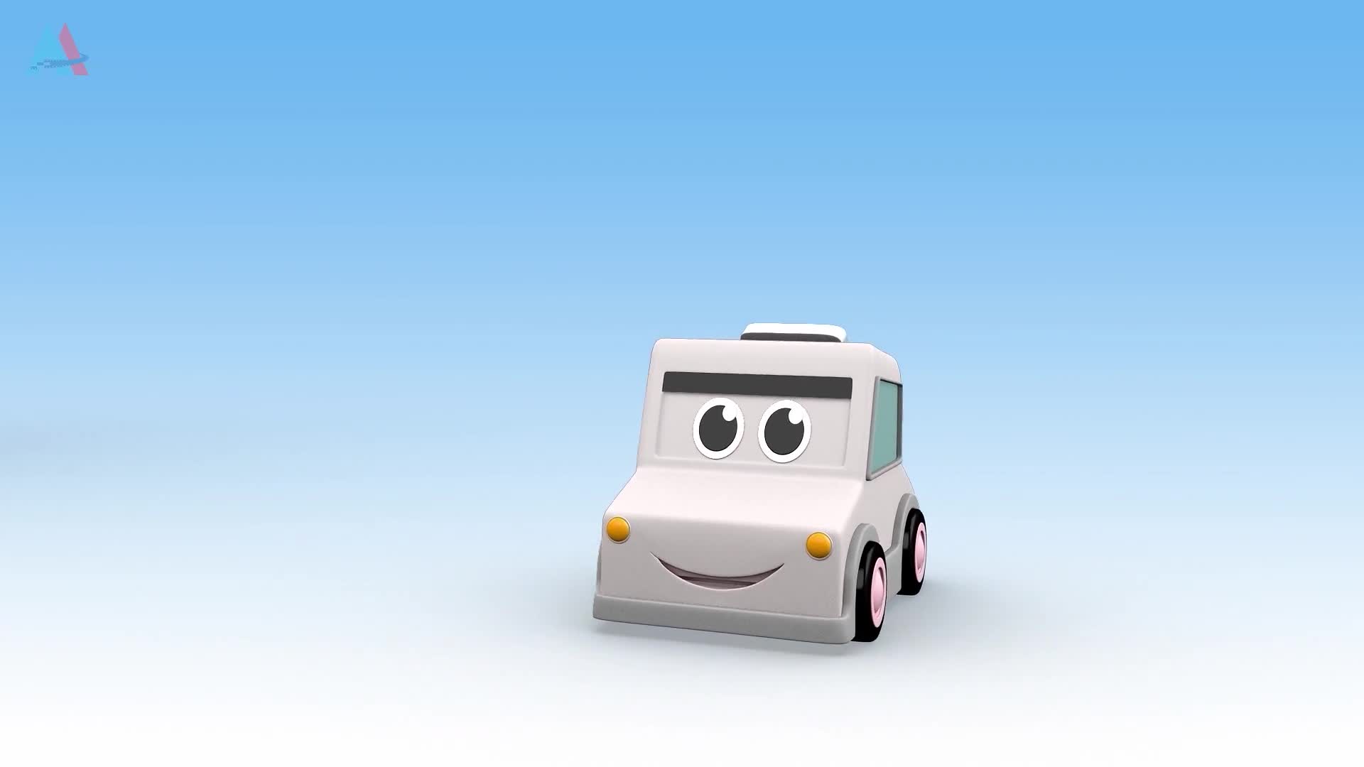 汽车世界之小汽车早教学堂 第32集 小汽车玩滑滑梯教数字-少儿-在线