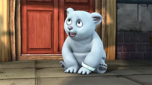 【熊出没之冬日乐翻天】偶遇小北极熊