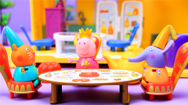 小猪佩奇过家家 皇室茶话会套装